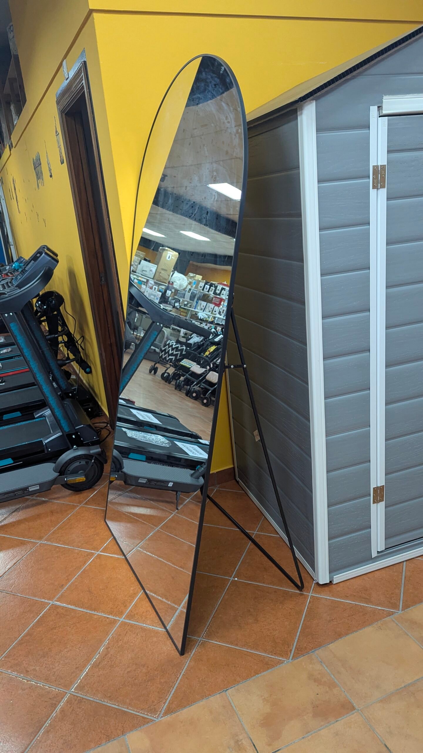 Espejo de cuerpo entero curvado 96 x 198 cm - Imagen 5