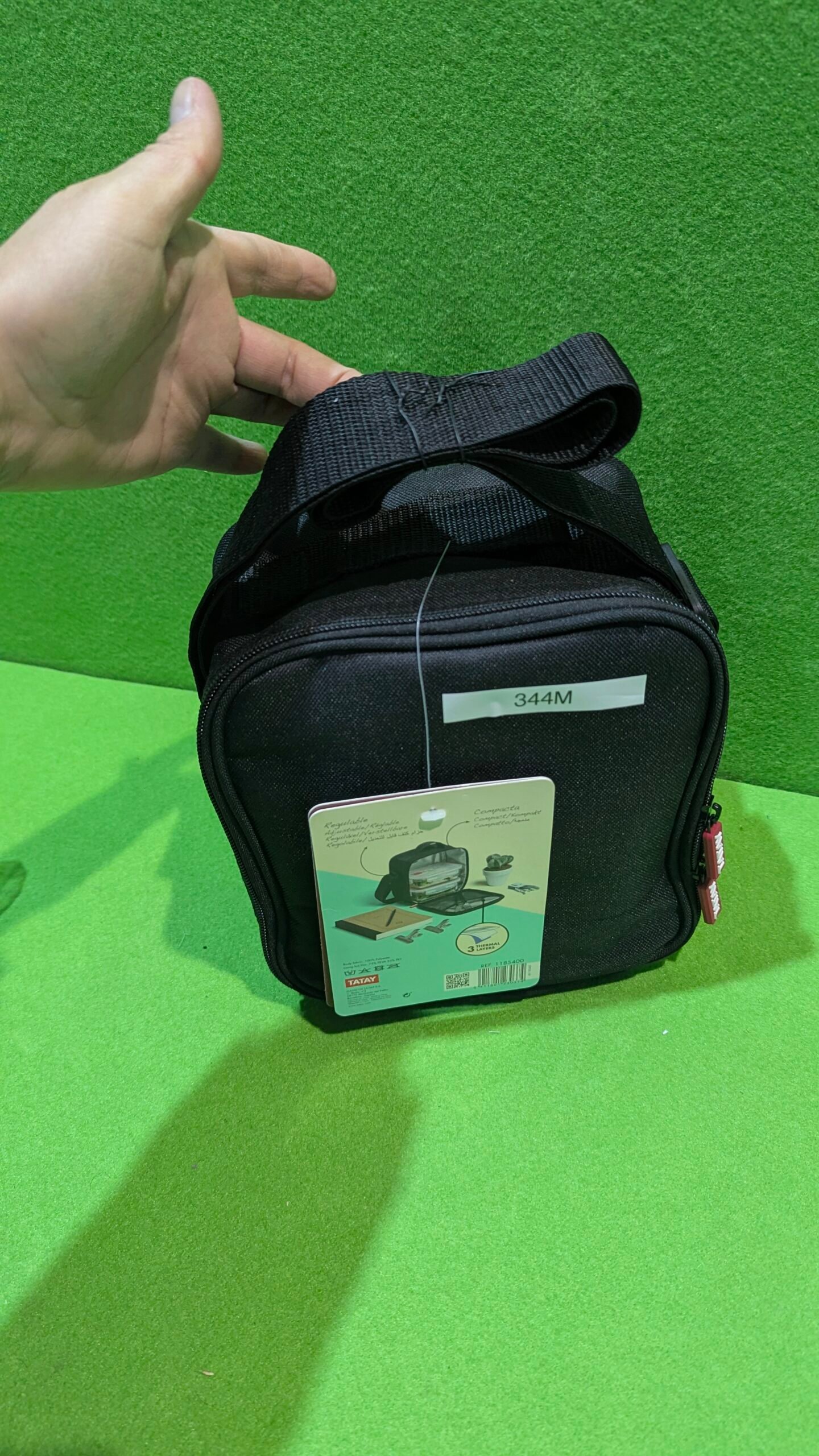 Tatay Bolsa Termica Porta Alimentos Impermeable mas 2 Tapers de Cristal - Imagen 9