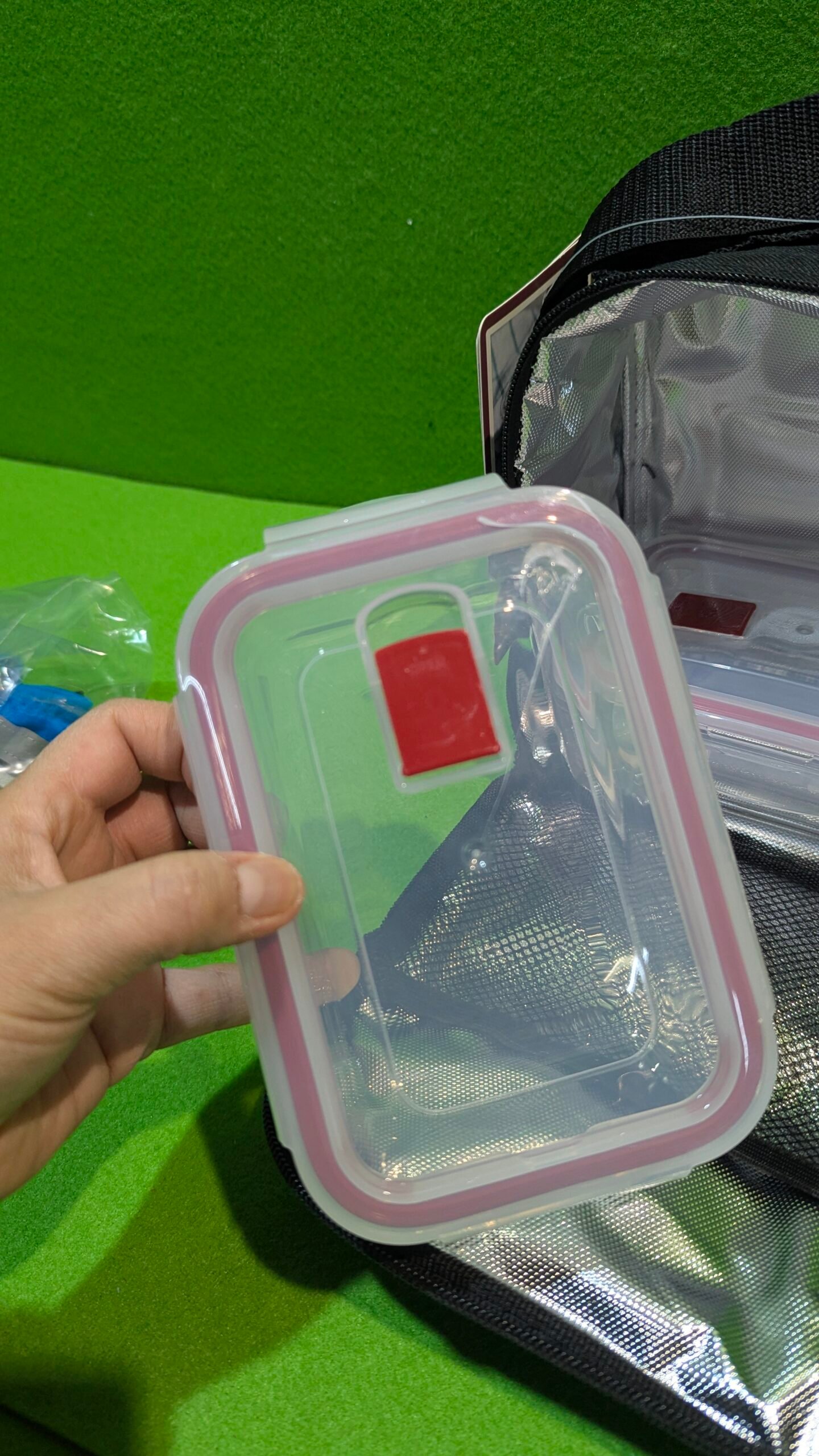 Tatay Bolsa Termica Porta Alimentos Impermeable mas 2 Tapers de Cristal - Imagen 7