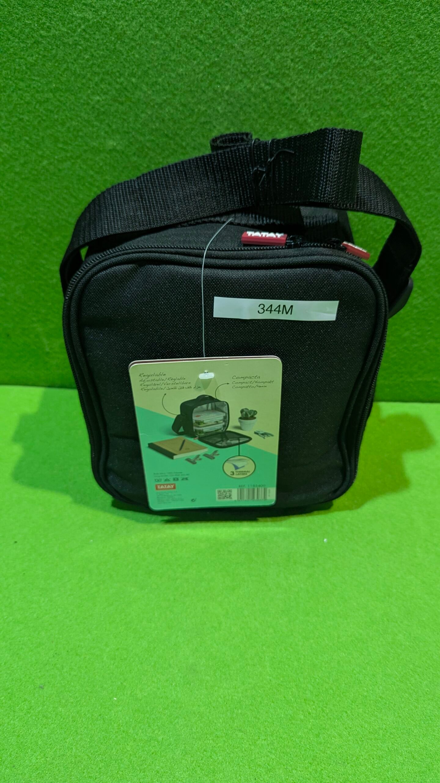 Tatay Bolsa Termica Porta Alimentos Impermeable mas 2 Tapers de Cristal - Imagen 2