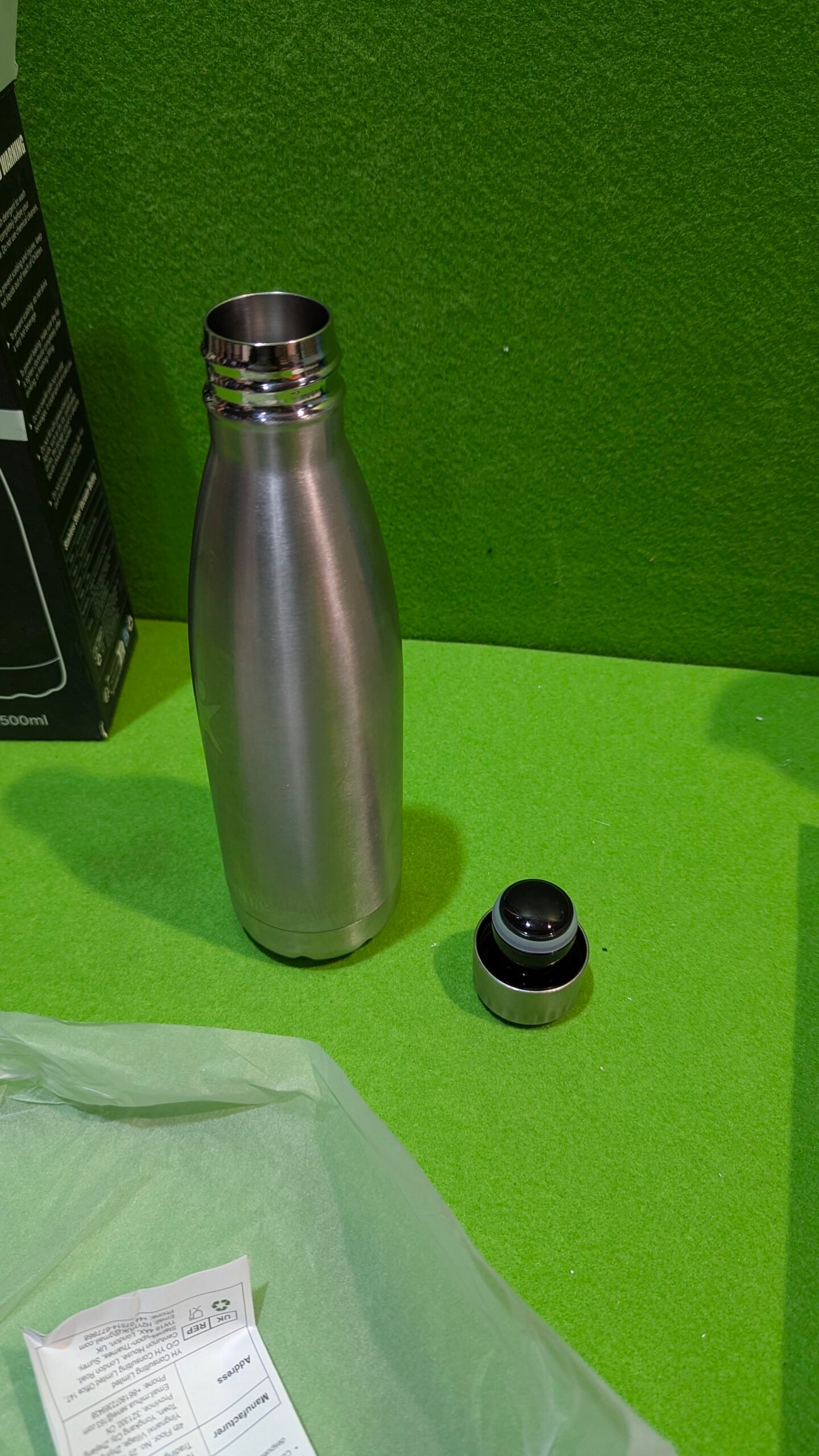 Botella Agua Acero Inoxidable, 500ml Termica - Imagen 5