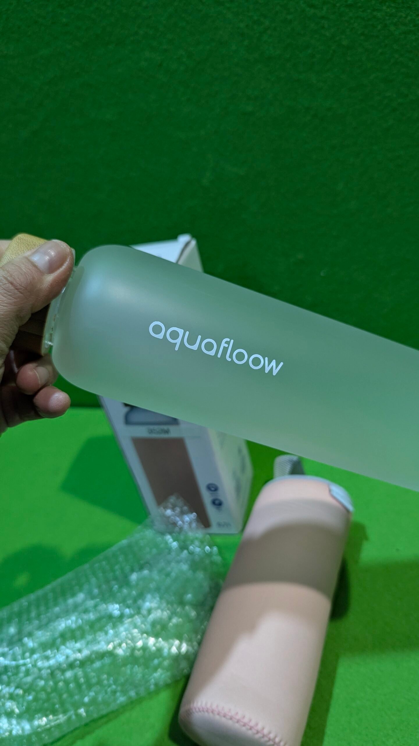 Aquafloow Botella Agua de Vidrio con Tapa de Neopreno de 700ml - Imagen 4