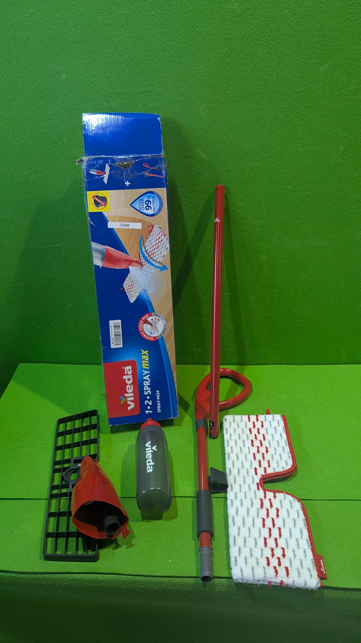 Vileda 1·2 Spray MAX, Fregona Mopa con Spray pulverizador - Imagen 2