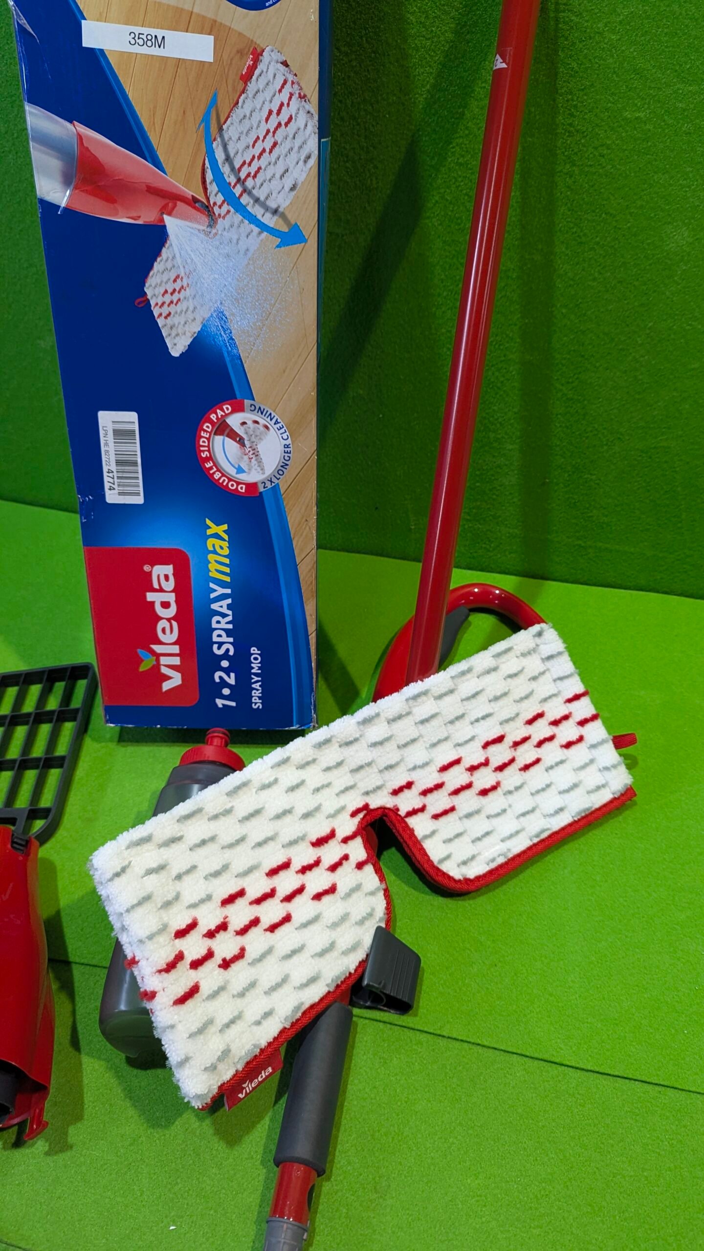 Vileda 1·2 Spray MAX, Fregona Mopa con Spray pulverizador - Imagen 3