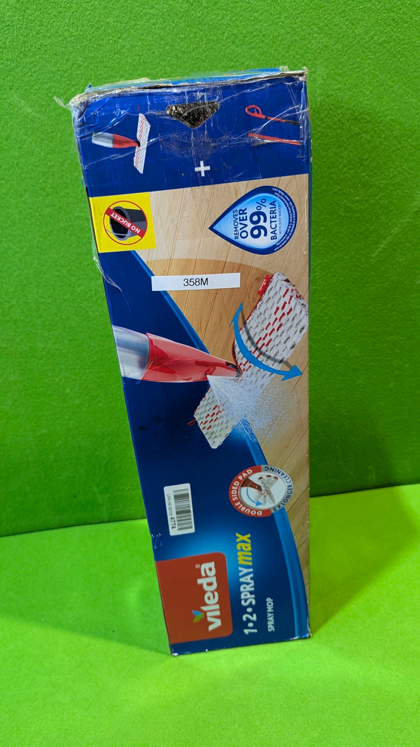 Vileda 1·2 Spray MAX, Fregona Mopa con Spray pulverizador - Imagen 5