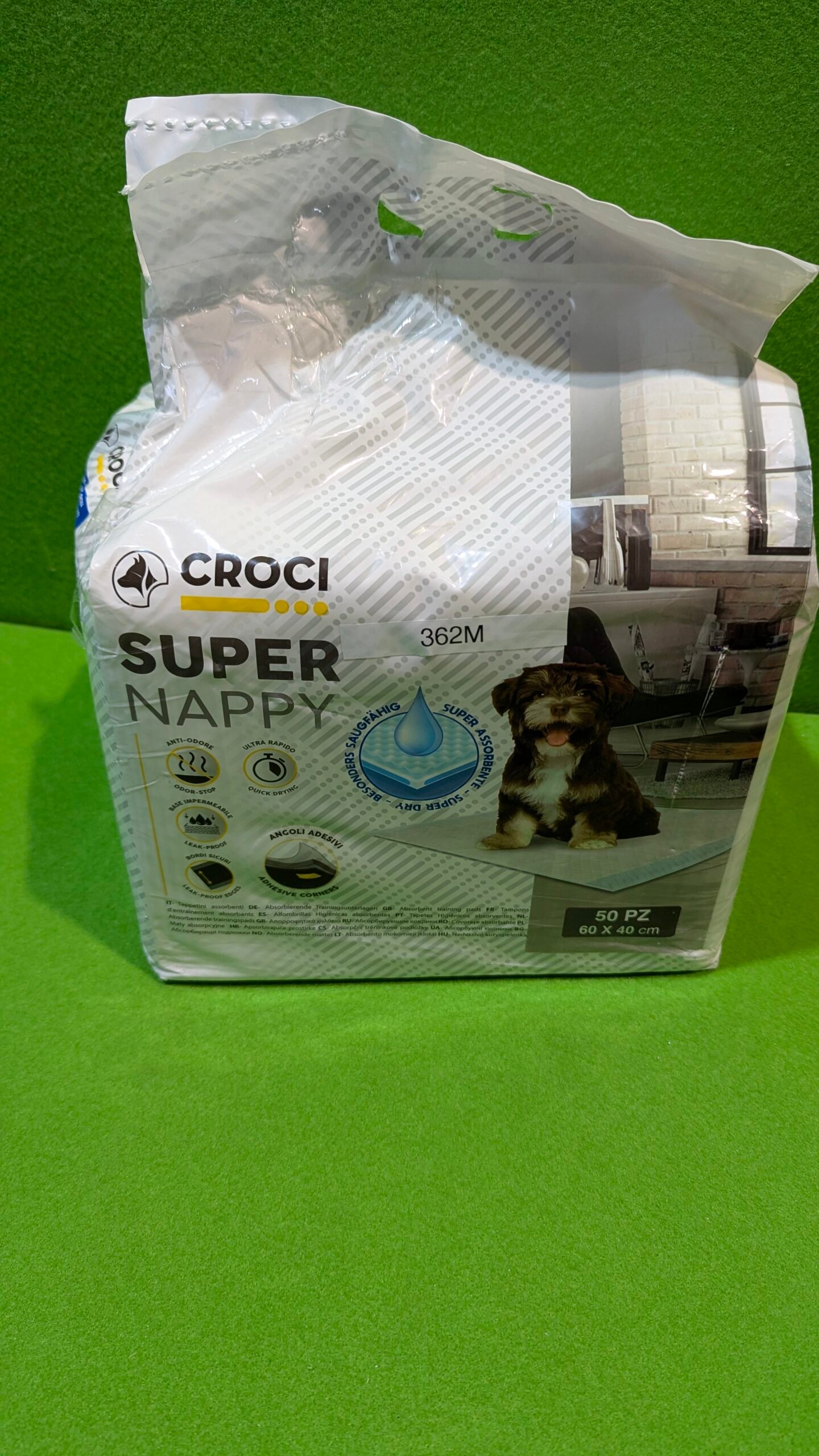 Croci Super Nappy Colchonetas Higiénicas Para Perros 50 unds - Imagen 2