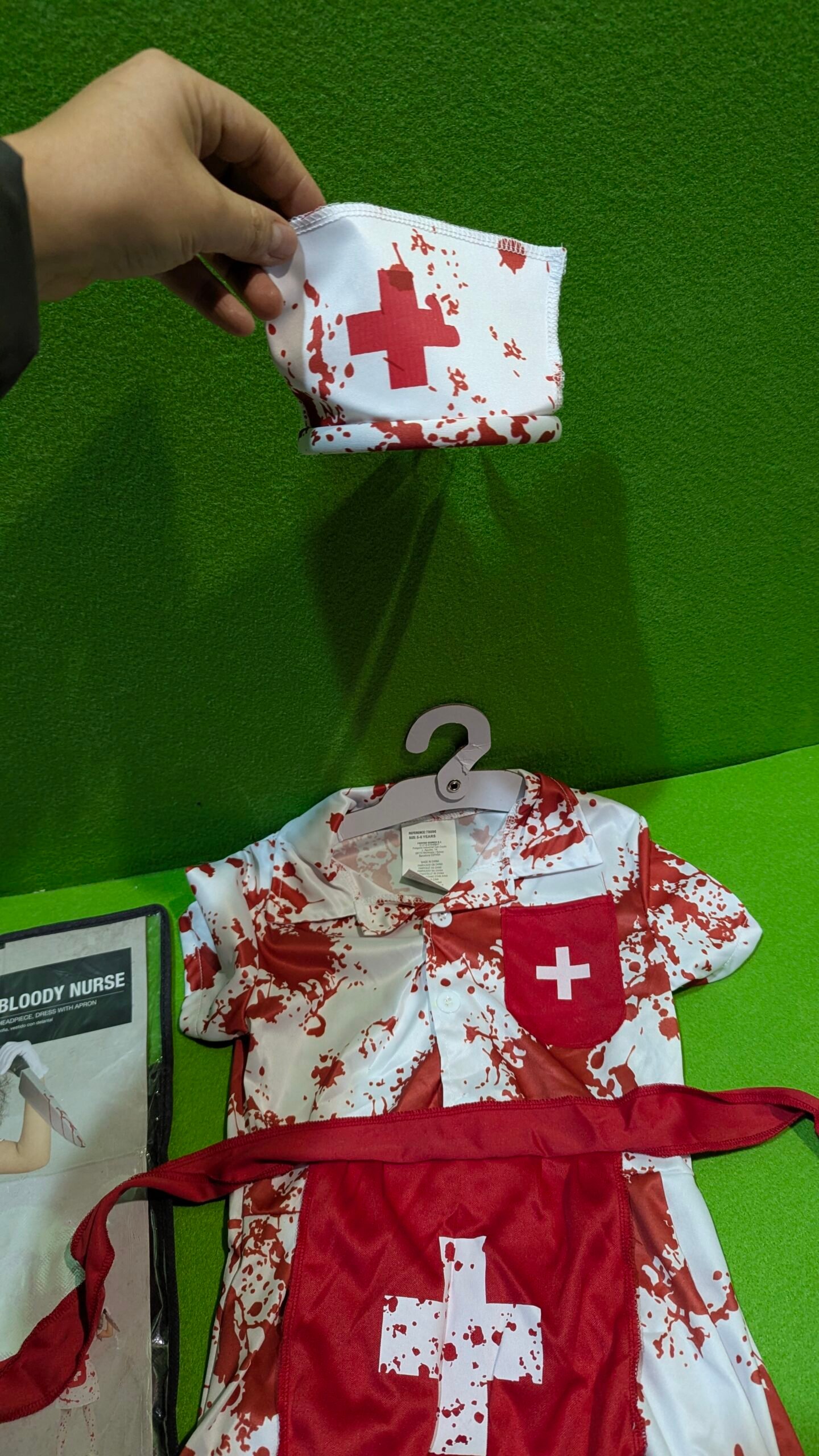 Disfraz de Enfermera Zombi Niña 5-6 años - Imagen 3