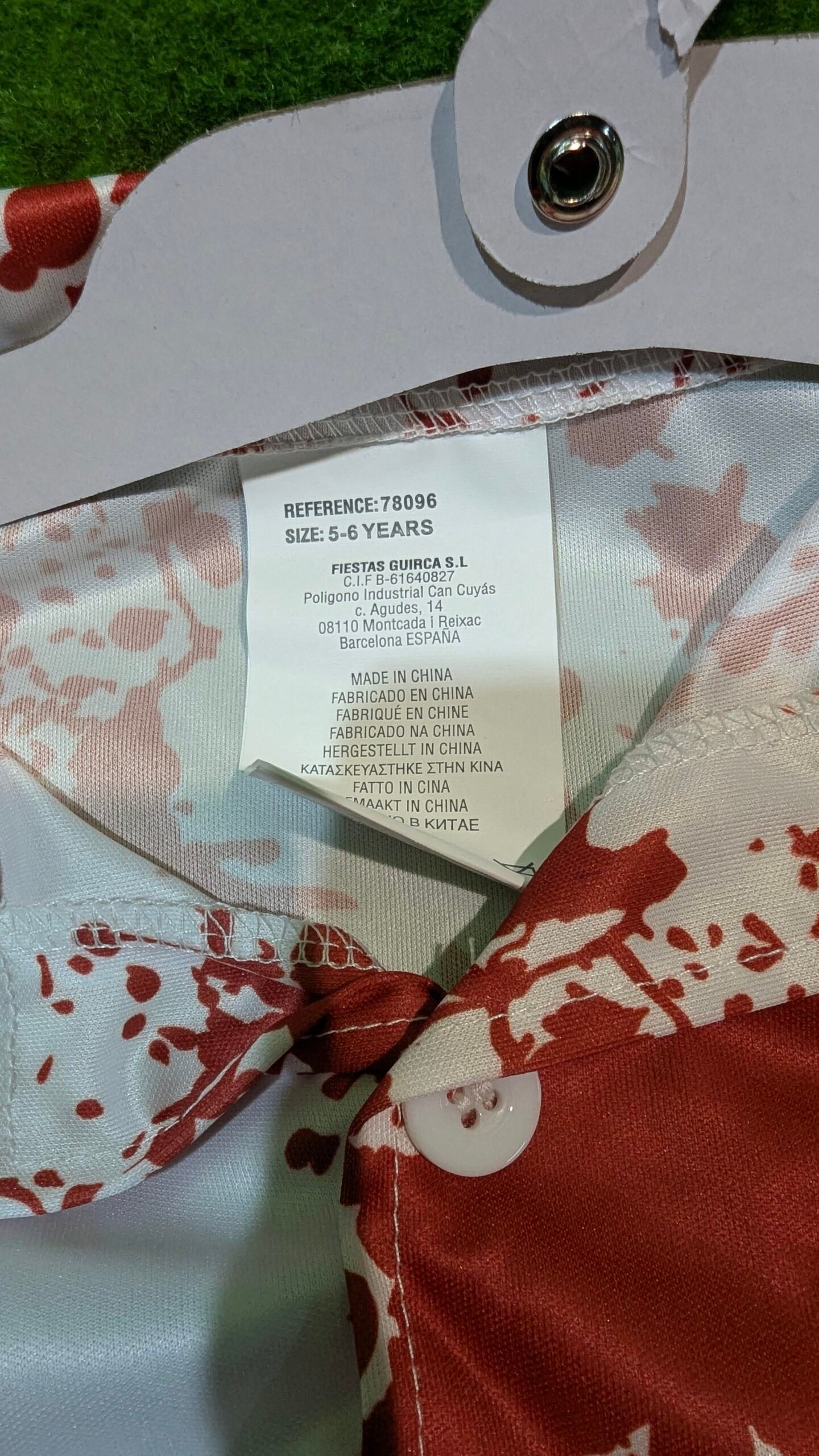 Disfraz de Enfermera Zombi Niña 5-6 años - Imagen 5