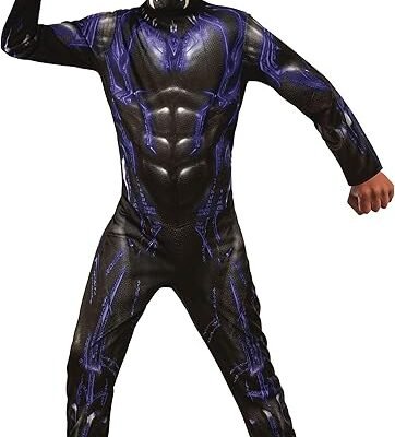 Rubies Disfraz Black Panther Battle Endgame para Niños talla 3 - 4 años