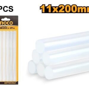 5 Barras de Cola Termofusible INGCO 11.2mm x 200mm - Set de 6 Piezas