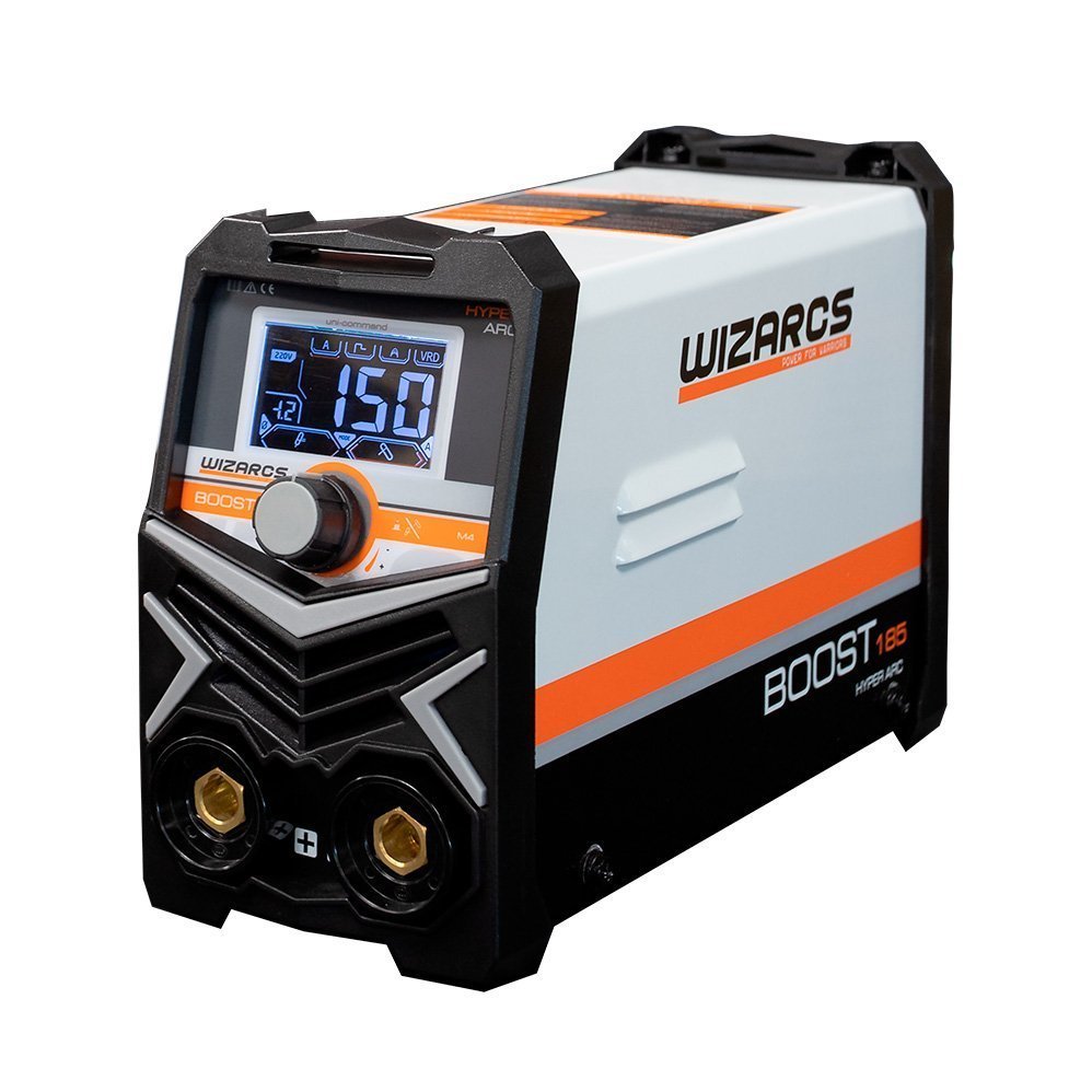 Soldadora Inverter WIZARCS Boost-185 - 150A - Pantalla LCD - Ultraligera (2,2kg)
