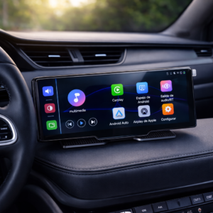 Pantalla CarPlay y Android Auto Inalámbrica 10,26" para Coche | Mirror Link, Bluetooth, AirPlay