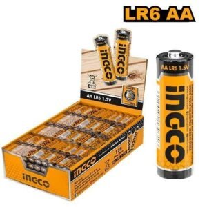 4 unidades de Pilas Alcalinas AA INGCO 1.5V (Pack de 4 Unidades) - Alta Capacidad 2900 mAh
