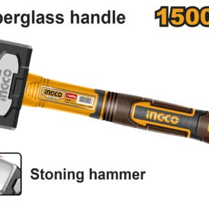 Maceta de 1.5 kg INGCO HSTH81500 | Cabeza de Acero Forjado y Mango de Fibra de Vidrio