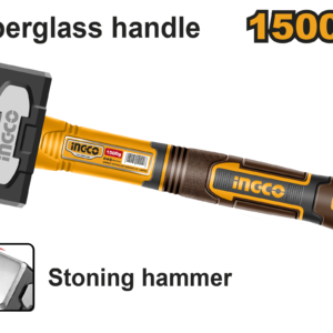 Maceta de 1.5 kg INGCO HSTH81500 | Cabeza de Acero Forjado y Mango de Fibra de Vidrio