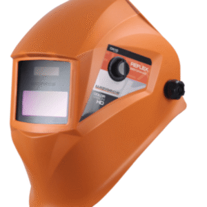 Careta de Soldar Automática WIZARCS Reflex 385 Orange - Visión HD a Color - DIN 9-13