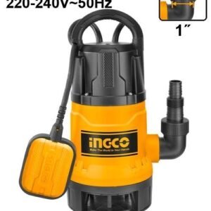Bomba Sumergible para Aguas Sucias INGCO 750W (1.0 HP) - 13.000 L/h - Motor de Cobre