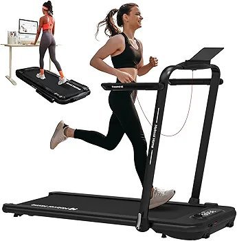 Cinta De Correr Plegable 3 En 1, carga máxima de 120KG