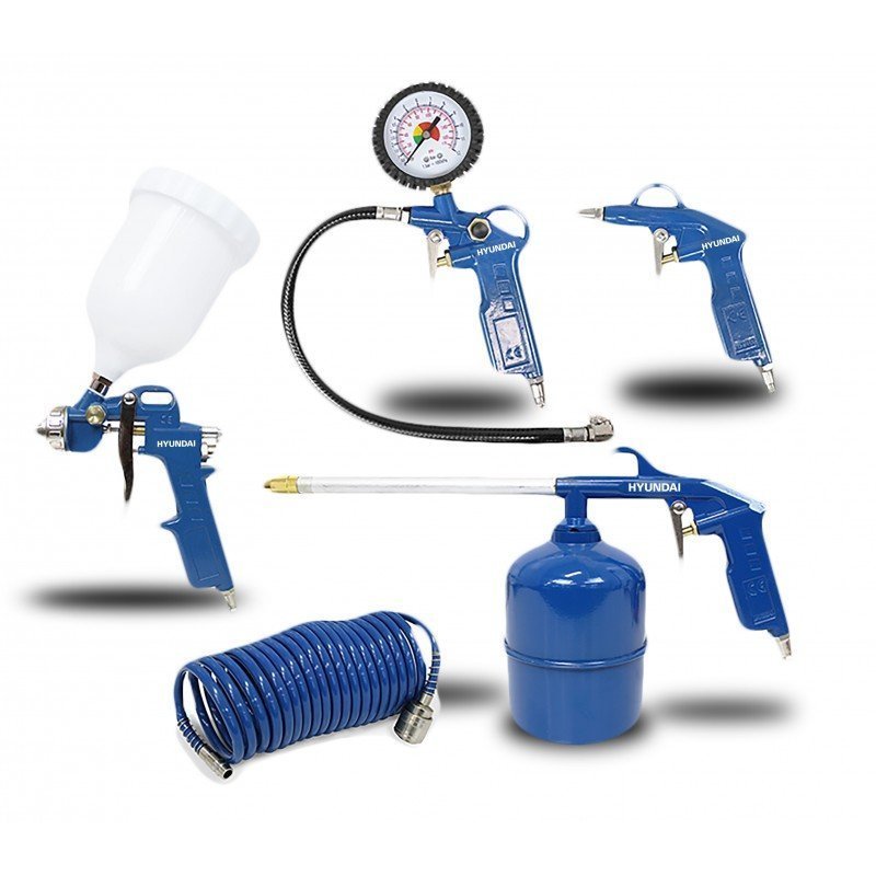 Compresor Silencioso Hyundai HYAC6-07S 6L - 0.75HP + KIT DE REGALO (5 Piezas) - Imagen 3