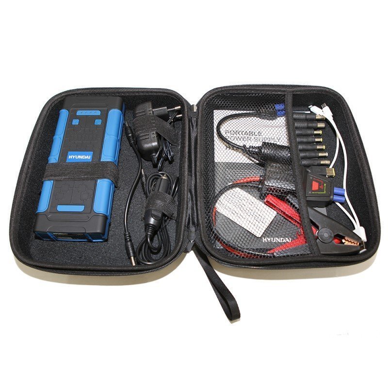 Arrancador de Batería Coche Hyundai HYPS500 - 12000mAh - Power Bank y Linterna - Imagen 6