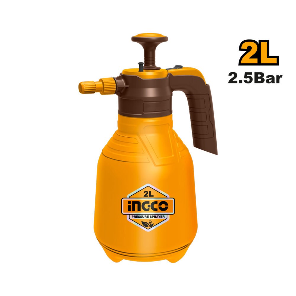 Pulverizador de Presión Previa INGCO 2L - Varilla de Aluminio - 2.5 Bar