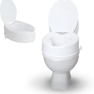 Mobiclinic®, Elevador wc para adulto, Con tapa, 14 cm