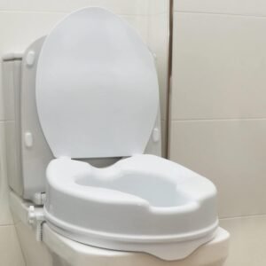 OrtoPrime Elevador WC Adulto Con Tapa - Altura 10 cm