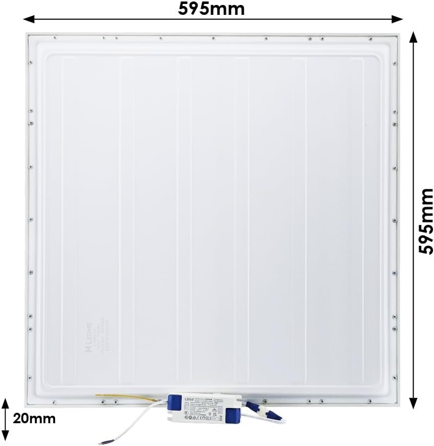 M Ledme - Pack de 2 Panel LED 60X60 cm 42W - Imagen 3