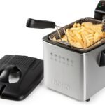 Domo Freidora de acero inoxidable DO465FR, 3000 W, 4 litros