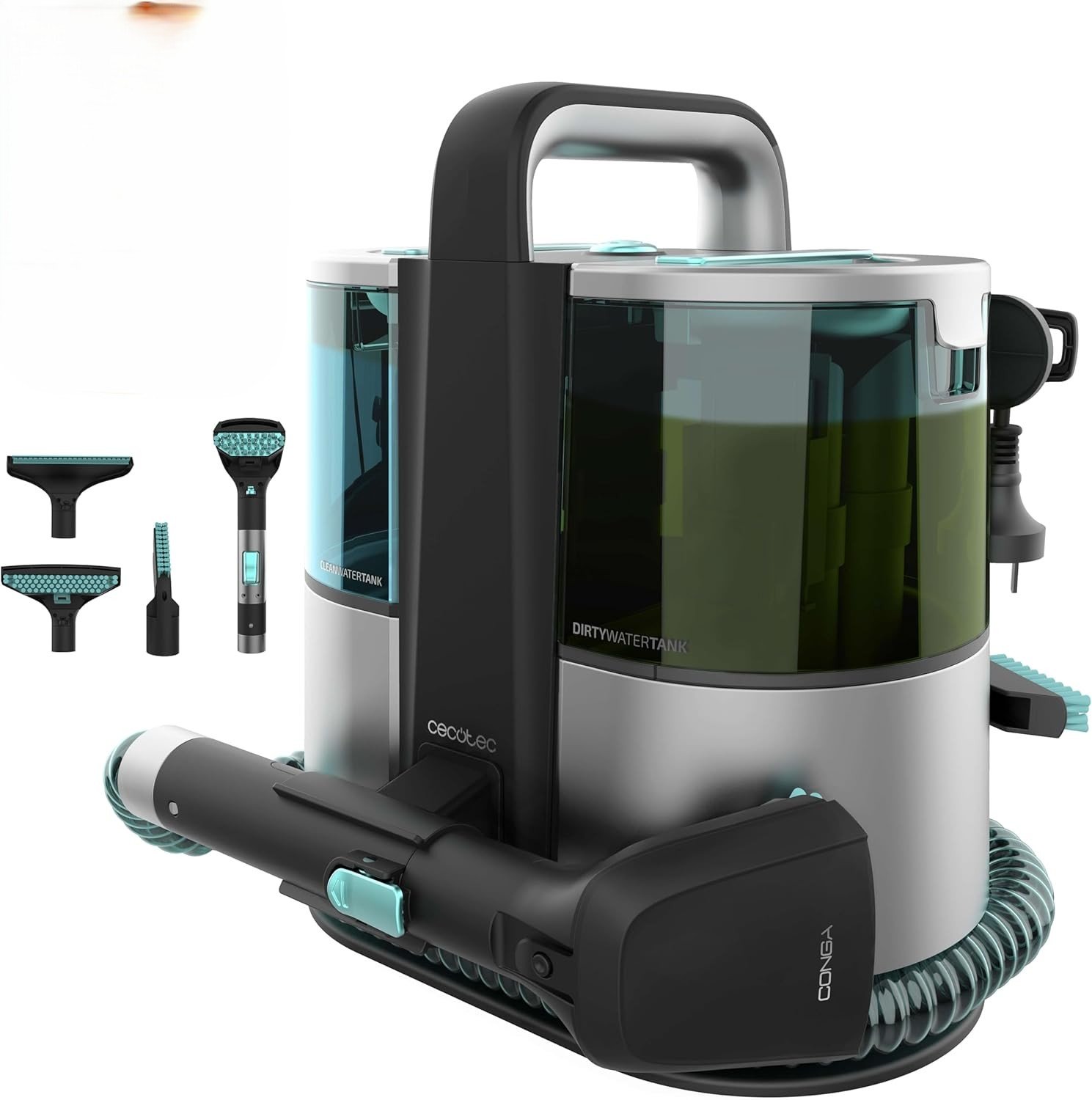 Cecotec Limpiador Aspirador de Tapicerías y Alfombras con Cable Conga 4000