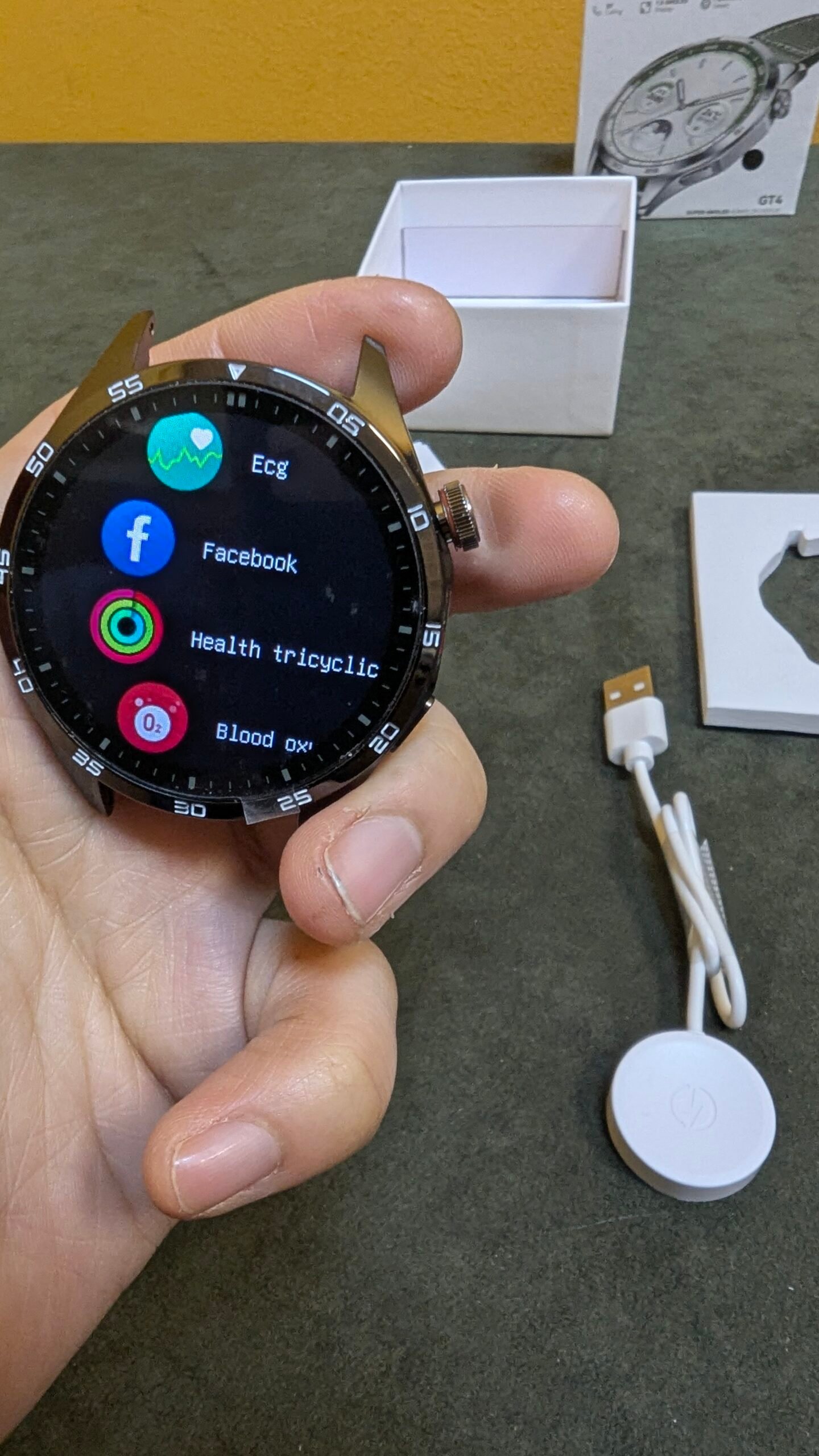 Reloj Digital Smart Watche Gt 4 Negro - Imagen 10