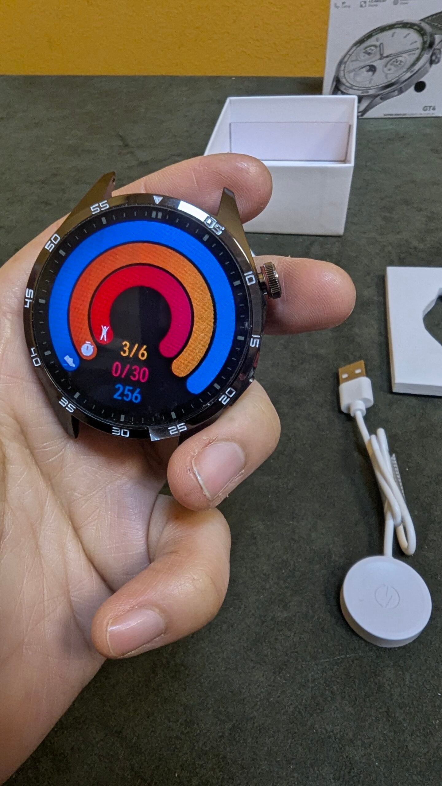 Reloj Digital Smart Watche Gt 4 Negro - Imagen 9