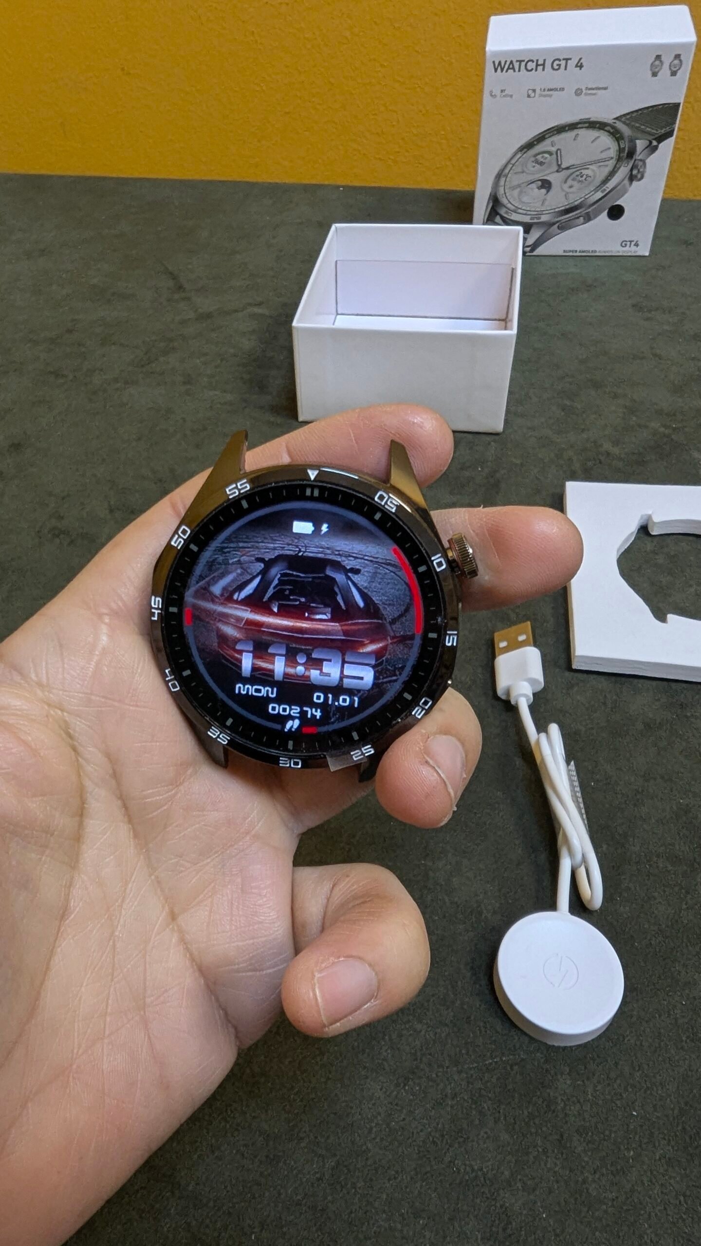 Reloj Digital Smart Watche Gt 4 Negro - Imagen 8