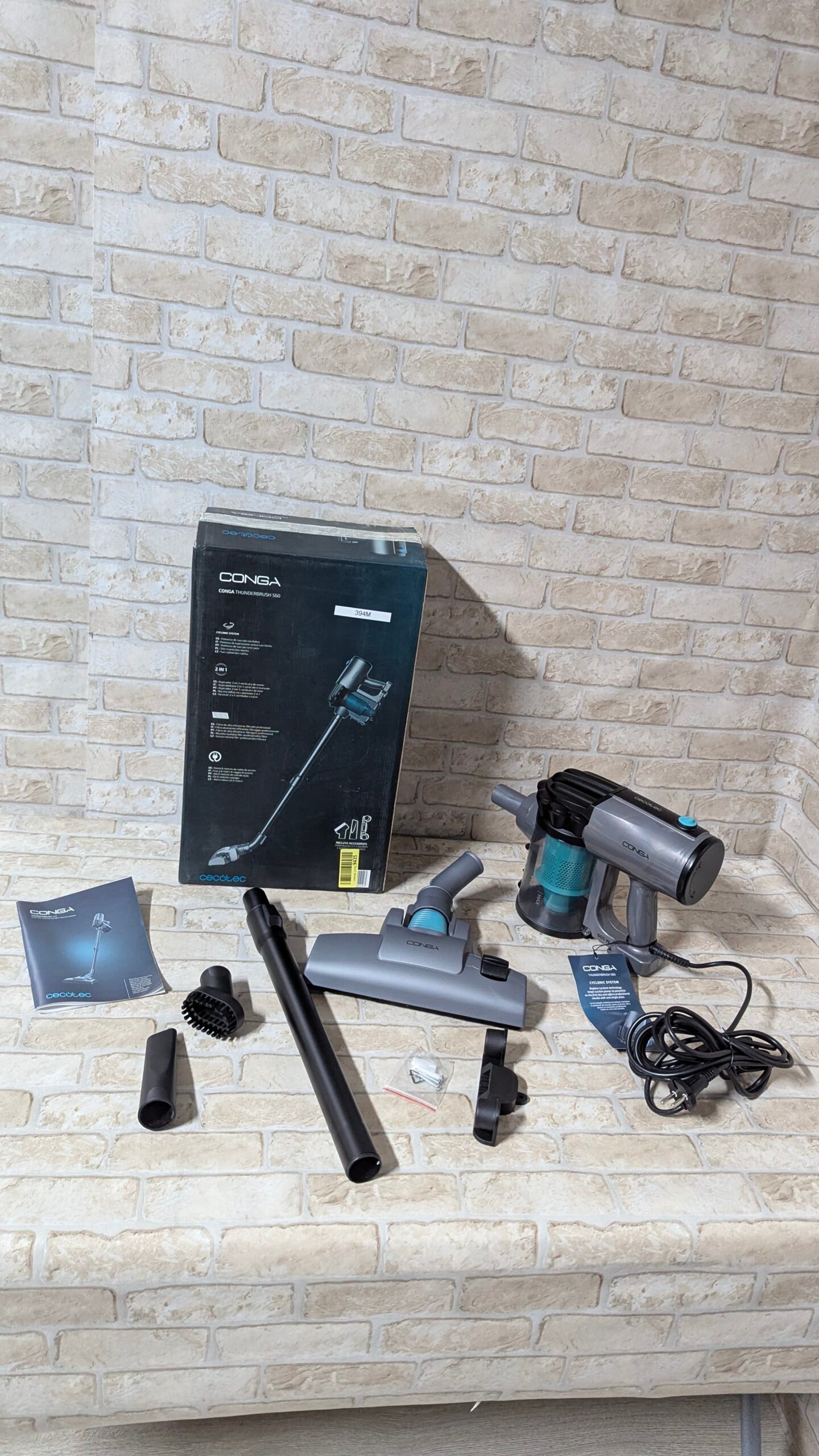 Cecotec Aspirador Vertical Conga Thunderbrush 560 - Imagen 2