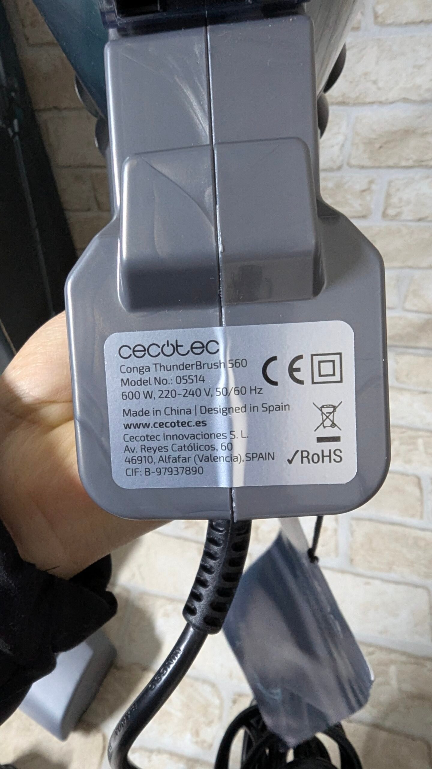 Cecotec Aspirador Vertical Conga Thunderbrush 560 - Imagen 14
