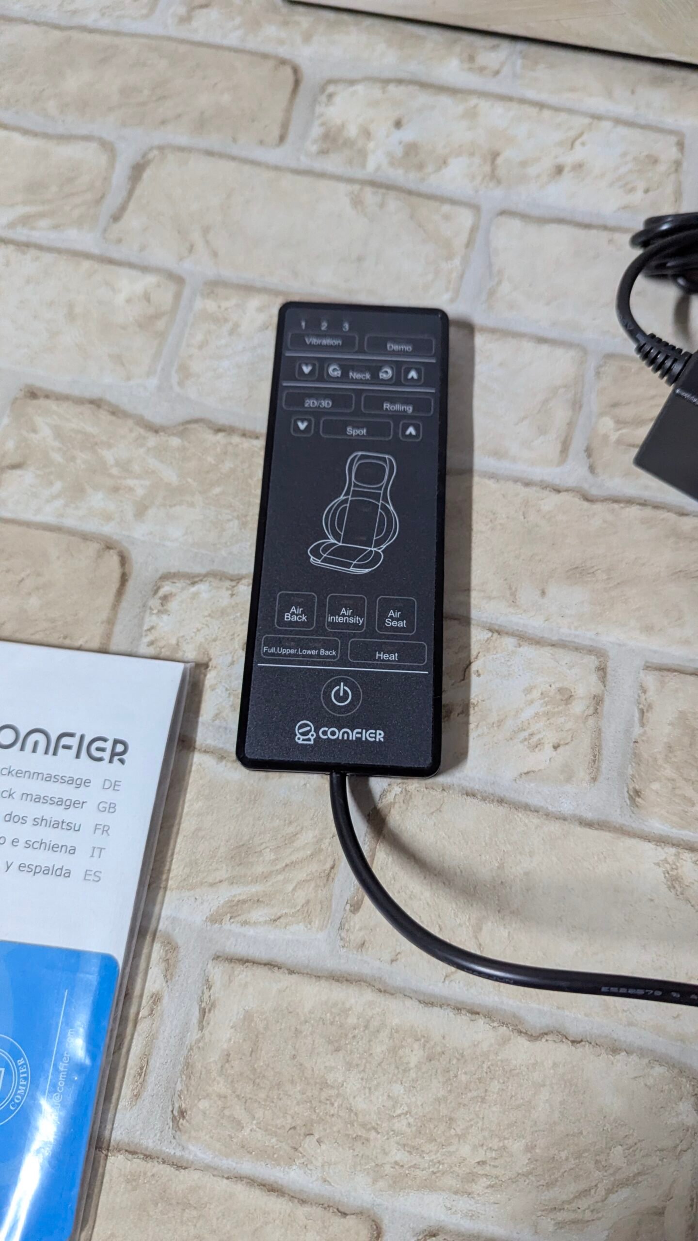 COMFIER Asiento de Masaje Shiatsu para Espalda y Cuello - Masajeador de espalda 2D / 3D - Imagen 10