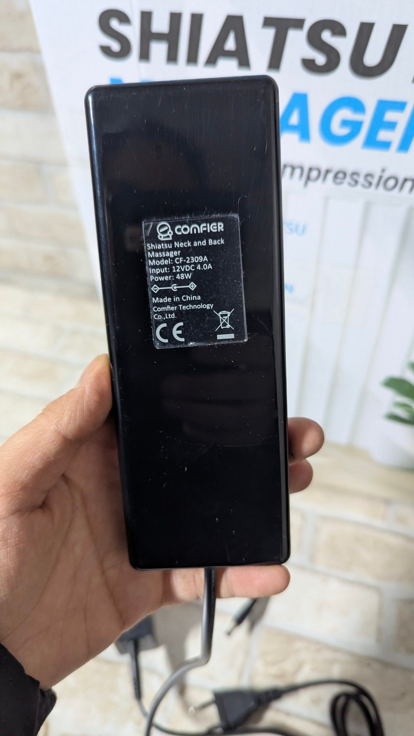 COMFIER Asiento de Masaje Shiatsu para Espalda y Cuello - Masajeador de espalda 2D / 3D - Imagen 6