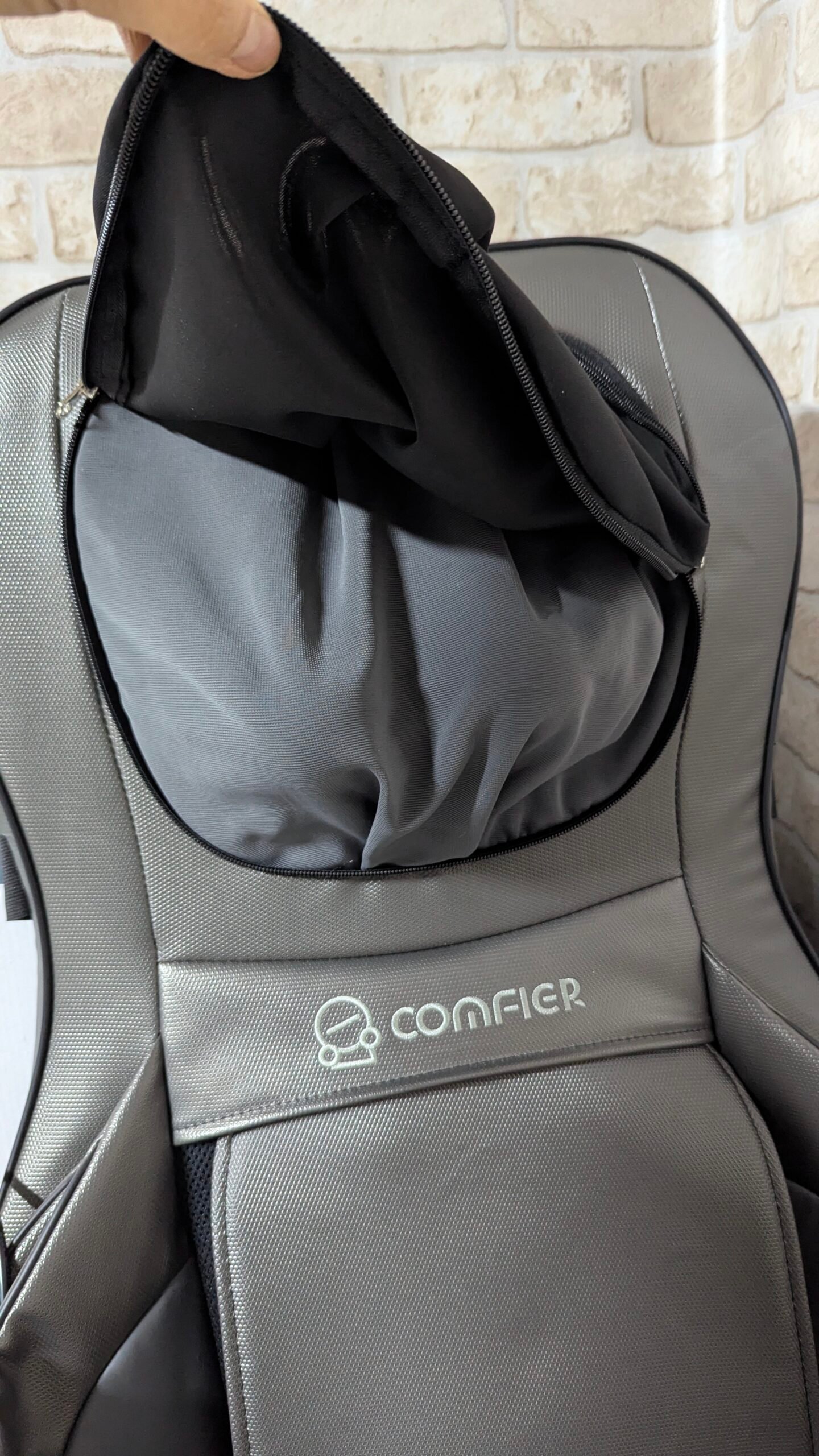 COMFIER Asiento de Masaje Shiatsu para Espalda y Cuello - Masajeador de espalda 2D / 3D - Imagen 5