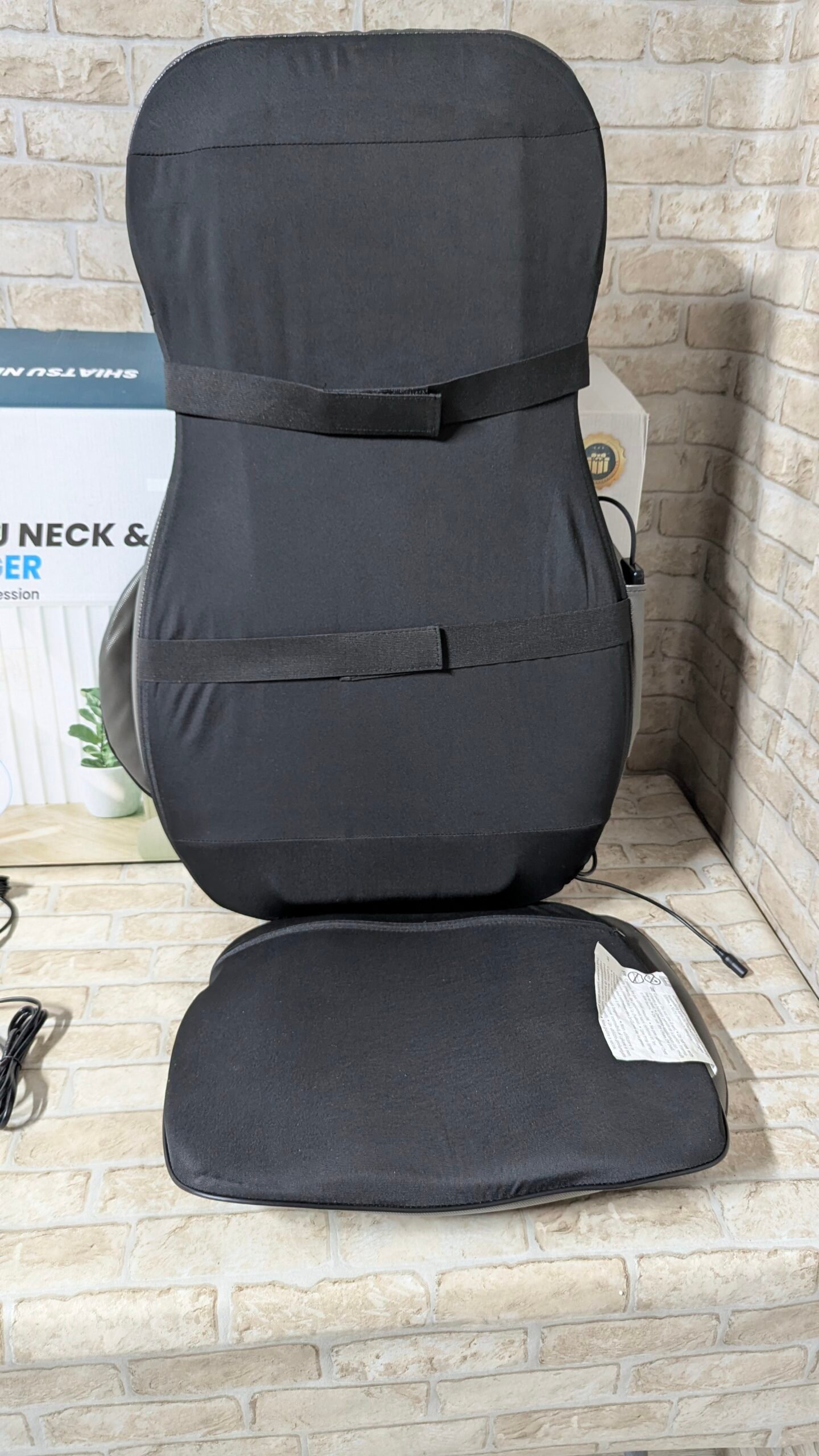 COMFIER Asiento de Masaje Shiatsu para Espalda y Cuello - Masajeador de espalda 2D / 3D - Imagen 3