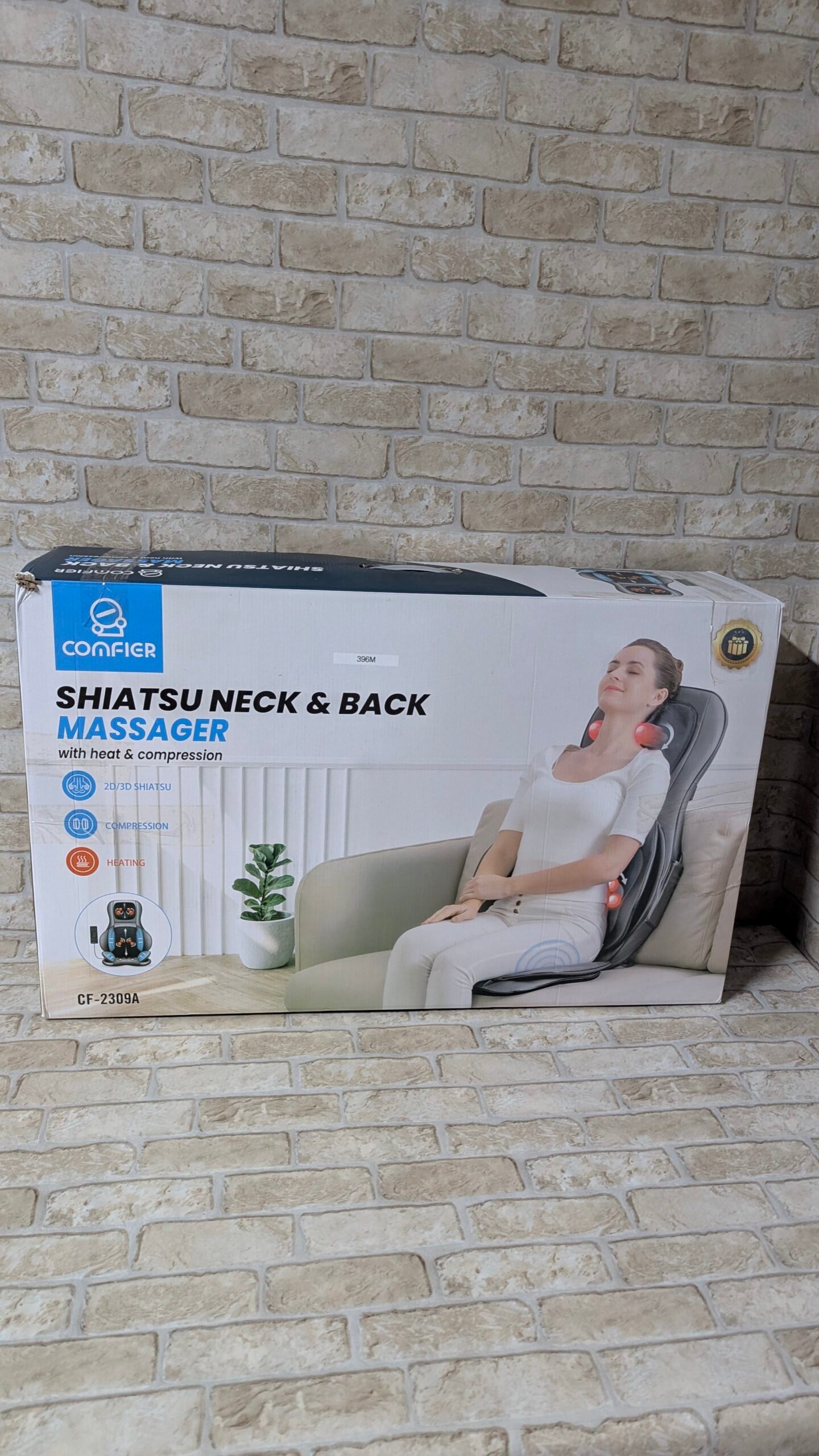 COMFIER Asiento de Masaje Shiatsu para Espalda y Cuello - Masajeador de espalda 2D / 3D - Imagen 17
