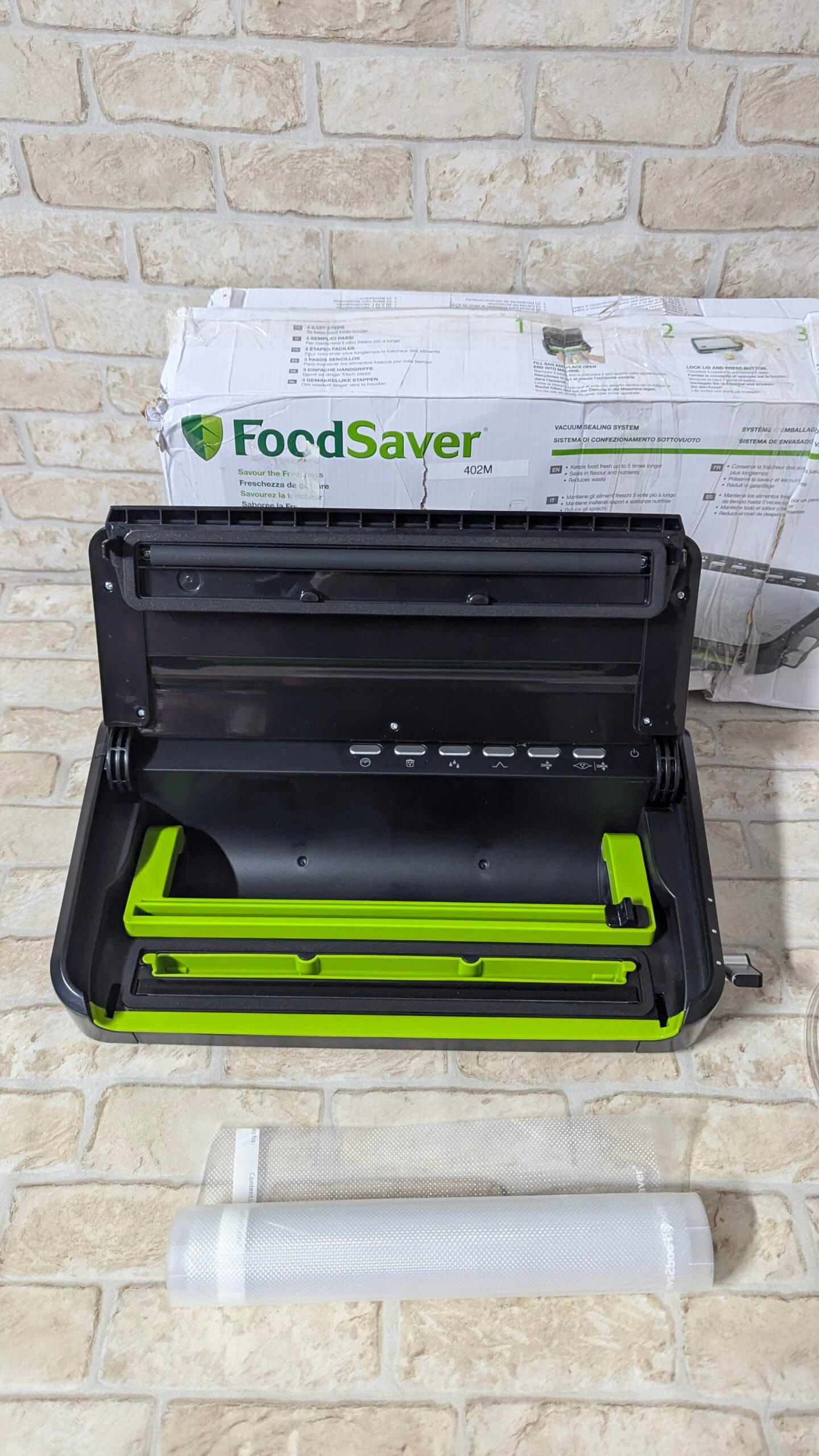 Foodsaver Envasadora al Vacío con almacenamiento de rollos integrado - Imagen 9