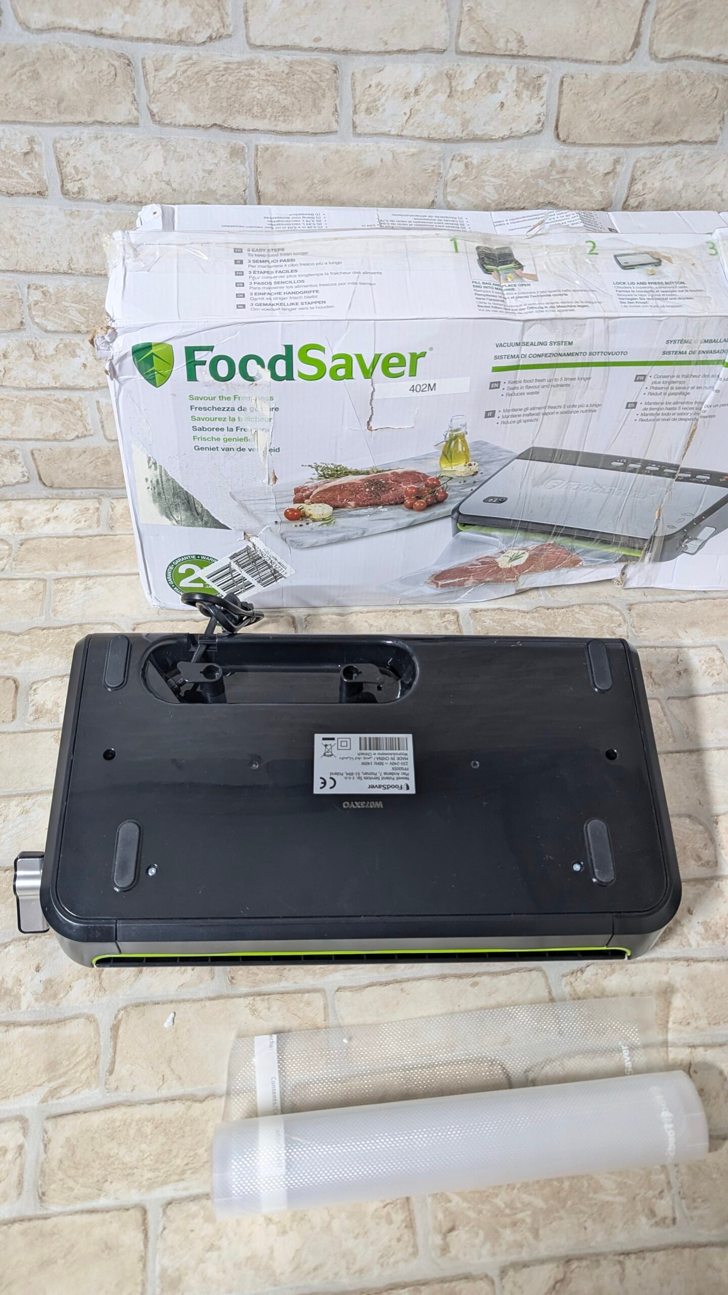 Foodsaver Envasadora al Vacío con almacenamiento de rollos integrado - Imagen 8