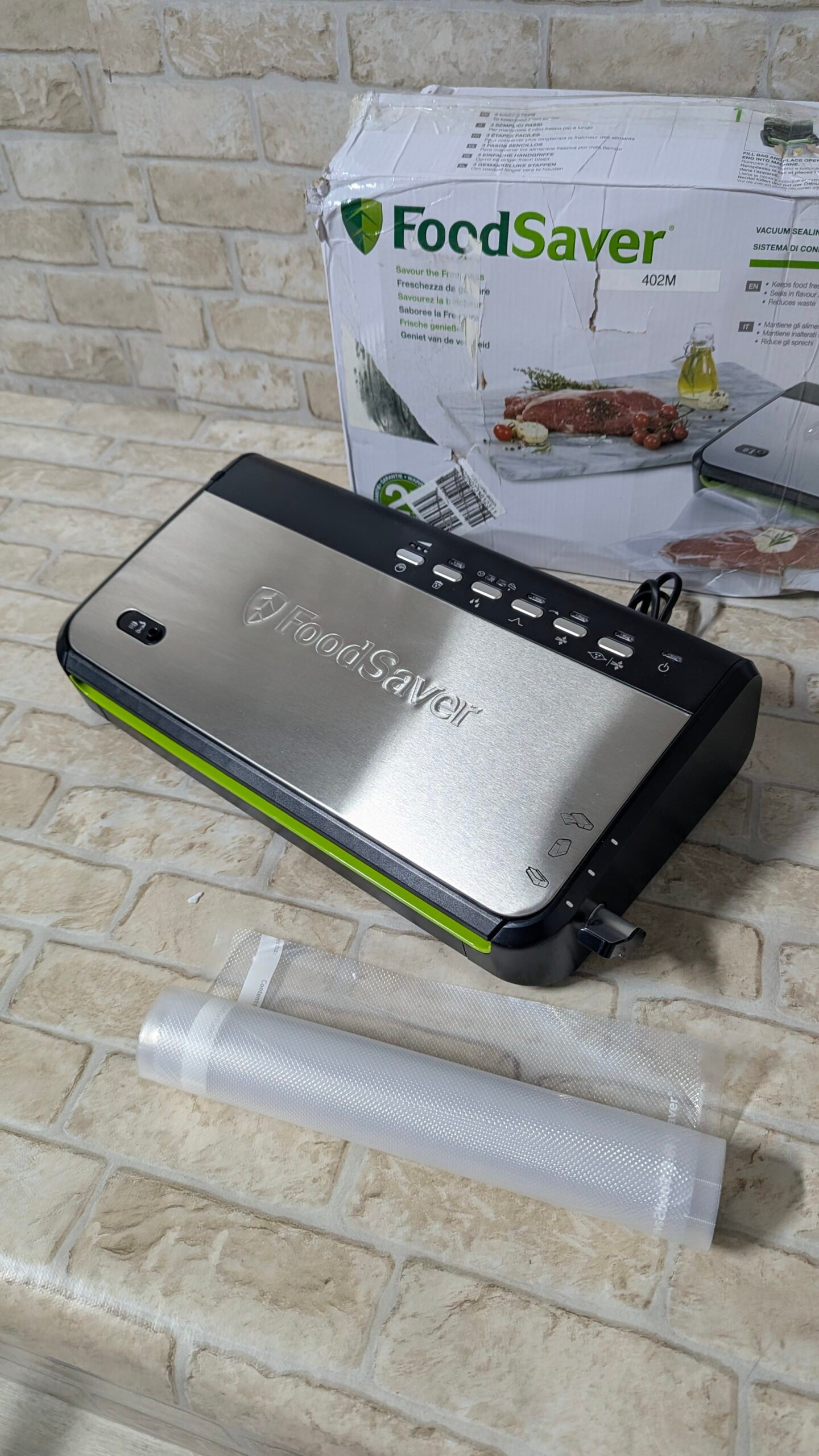 Foodsaver Envasadora al Vacío con almacenamiento de rollos integrado - Imagen 5