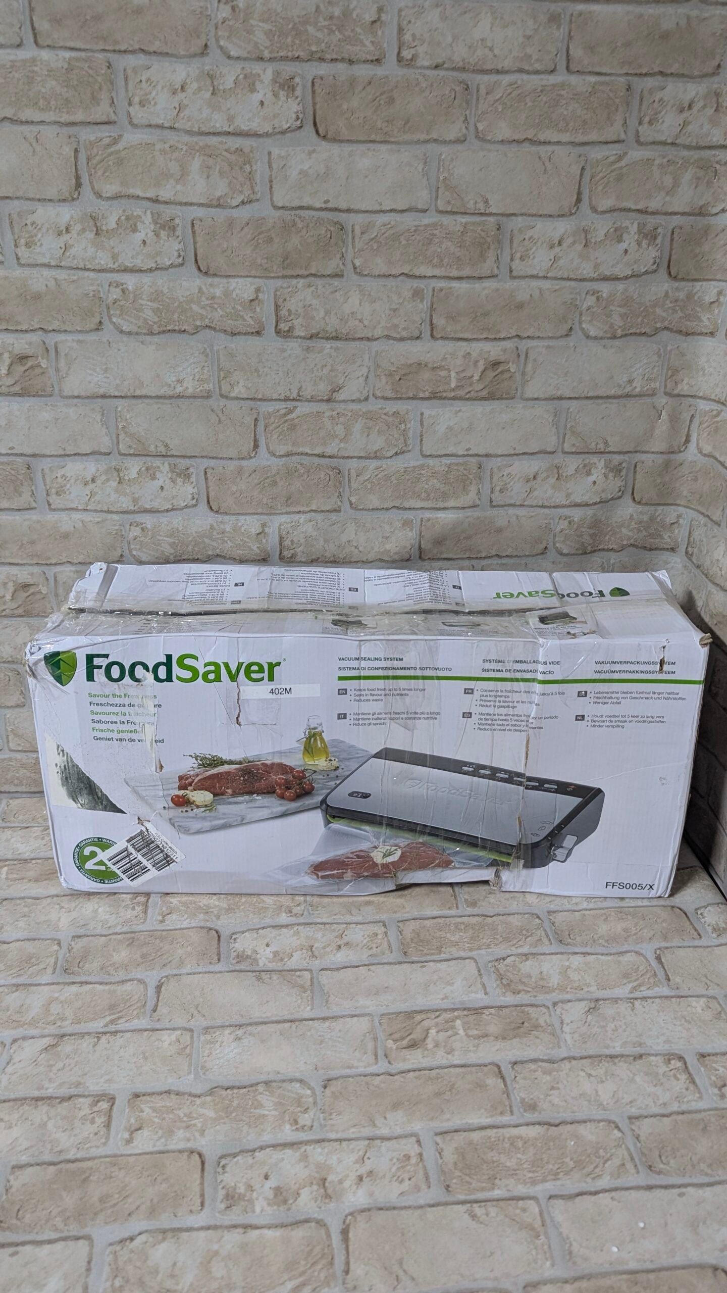Foodsaver Envasadora al Vacío con almacenamiento de rollos integrado - Imagen 12