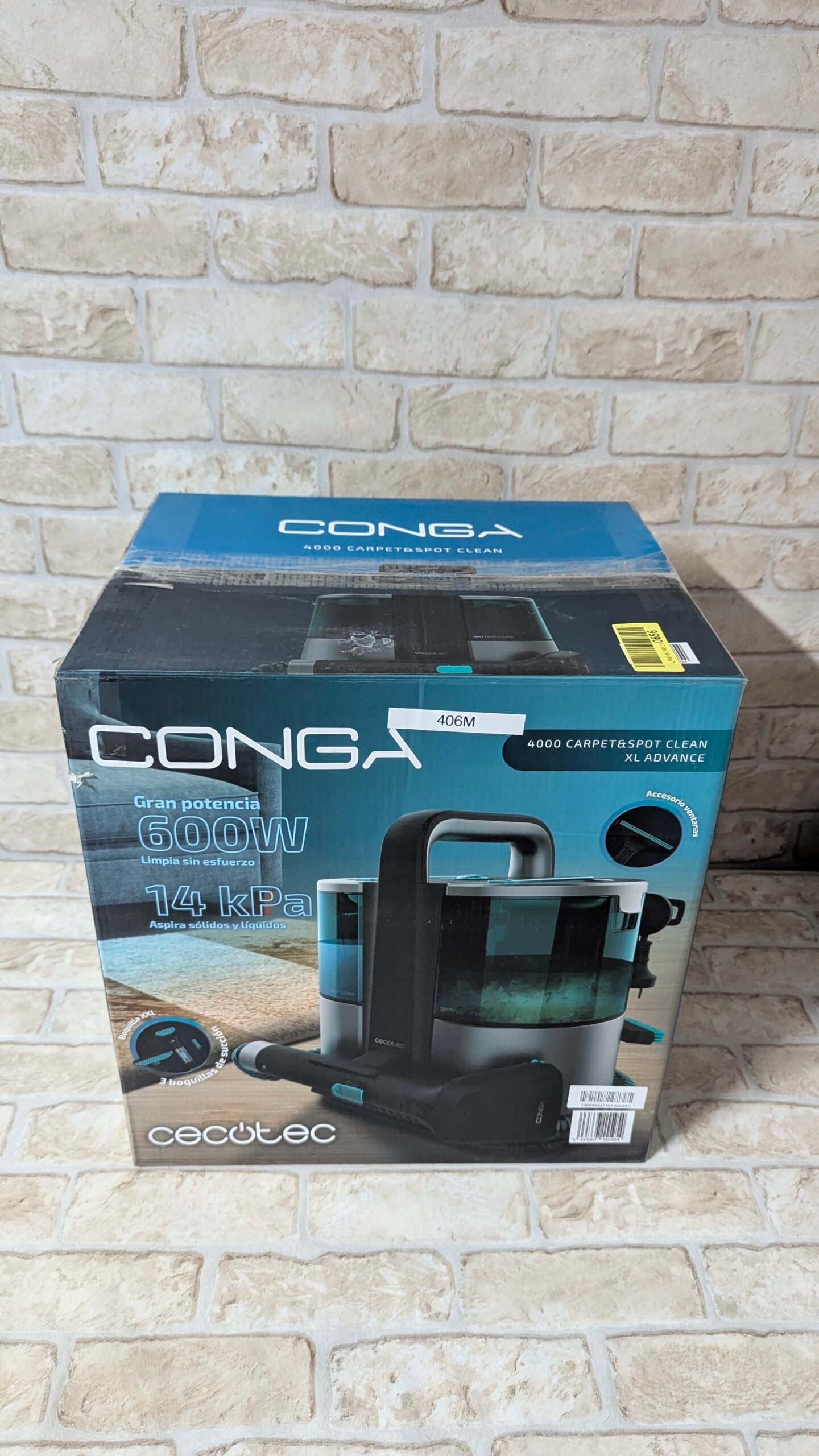 Cecotec Limpiador Aspirador de Tapicerías y Alfombras con Cable Conga 4000 - Imagen 12