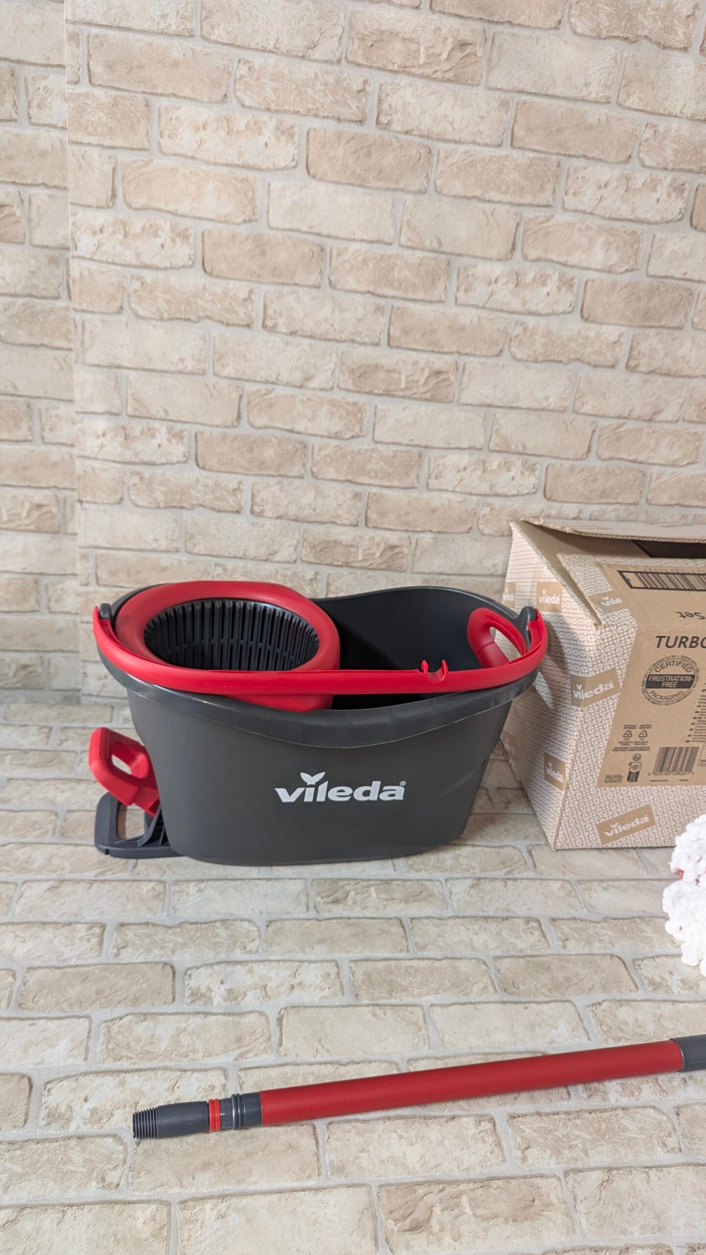 Vileda Turbo - Juego de fregona con Palo telescópico - Imagen 8