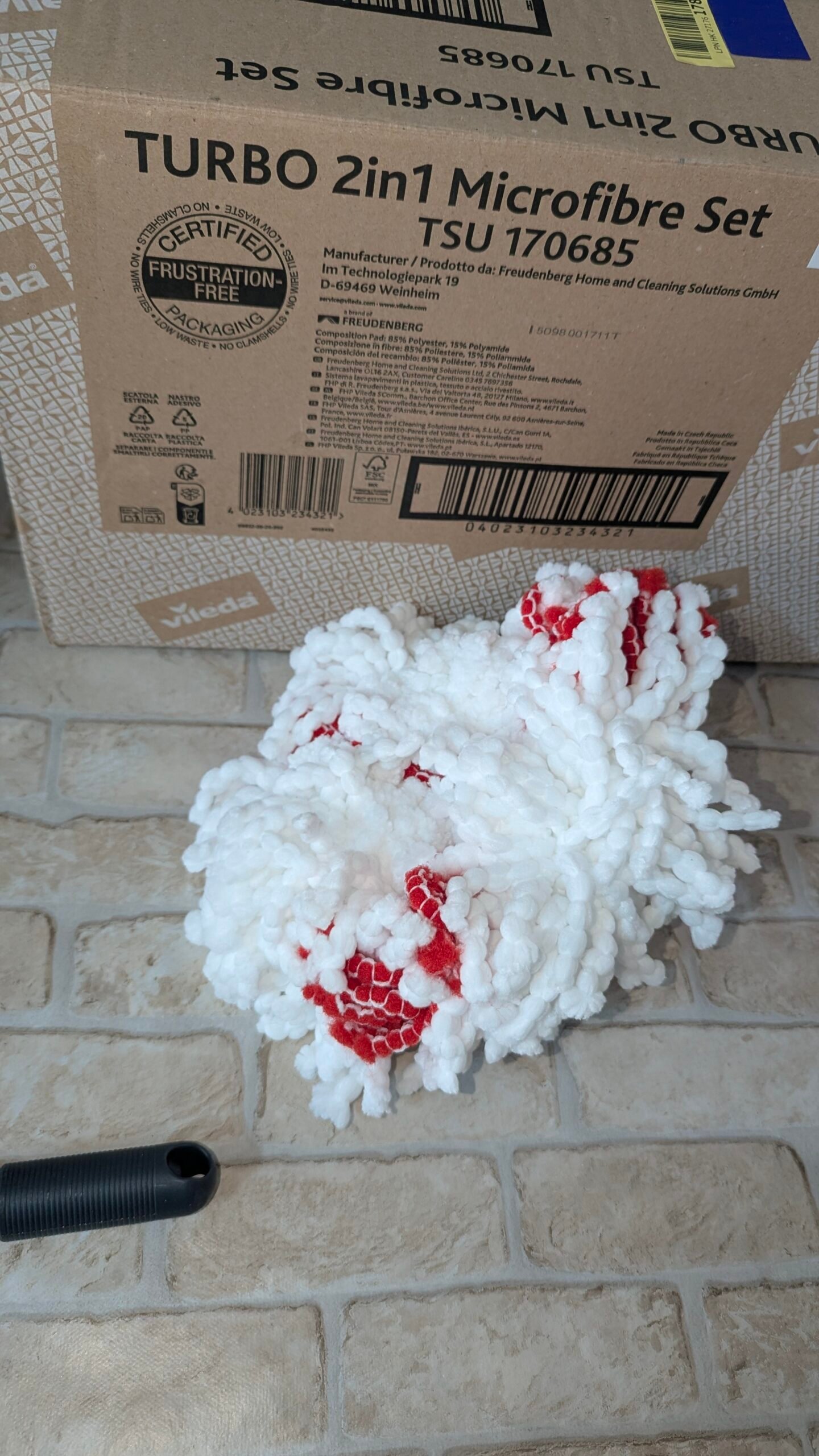 Vileda Turbo - Juego de fregona con Palo telescópico - Imagen 7