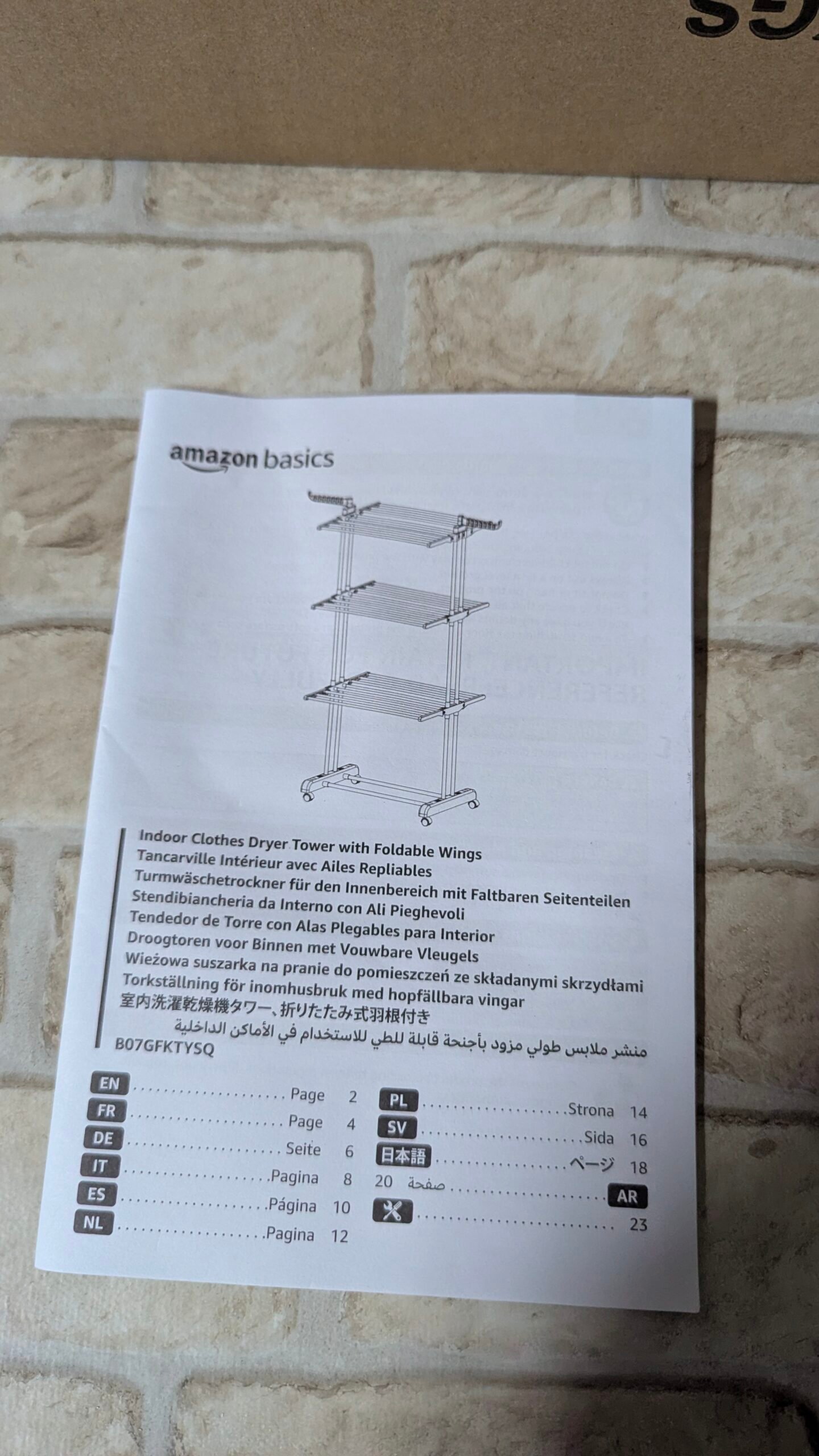 Tendedero tipo torre 4-niveles, 126 x 64 x 173 cm - Imagen 5