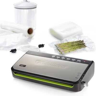 Foodsaver Envasadora al Vacío con almacenamiento de rollos integrado