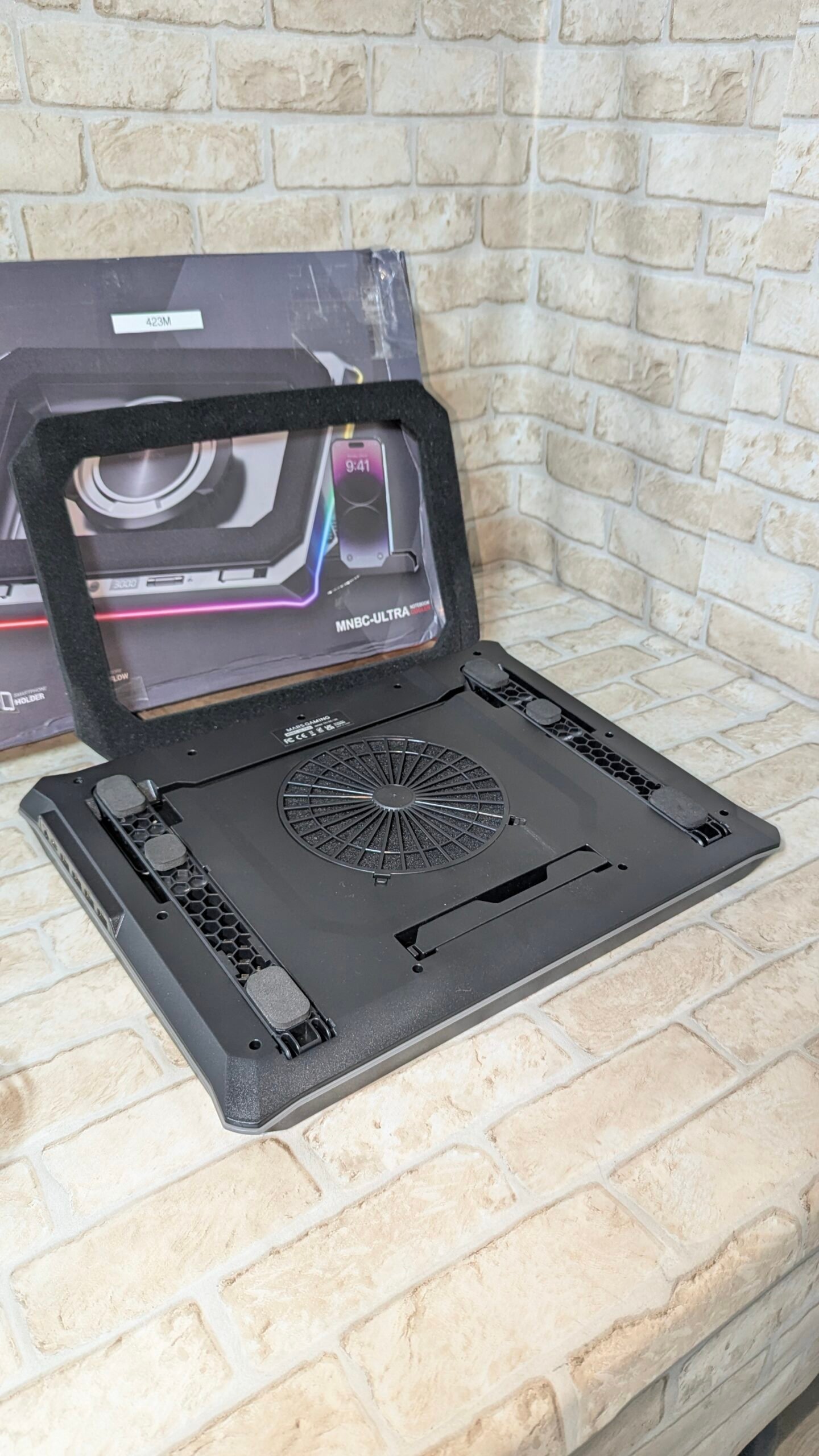 Mars Gaming MNBC-Ultra, Base Refrigeradora y Stand, Ventilador 140mm - Imagen 5